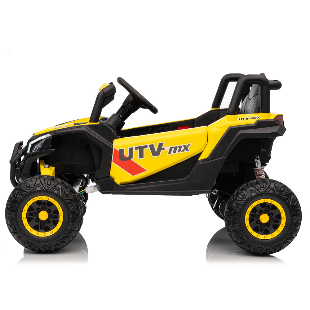 Ηλεκτροκίνητο Παιδικό Buggy Off-Road 12V – Με Τηλεχειριστήριο, Bluetooth, LED Φώτα & Ανάρτηση - ΚΙΤΡΙΝΟ - Image 2