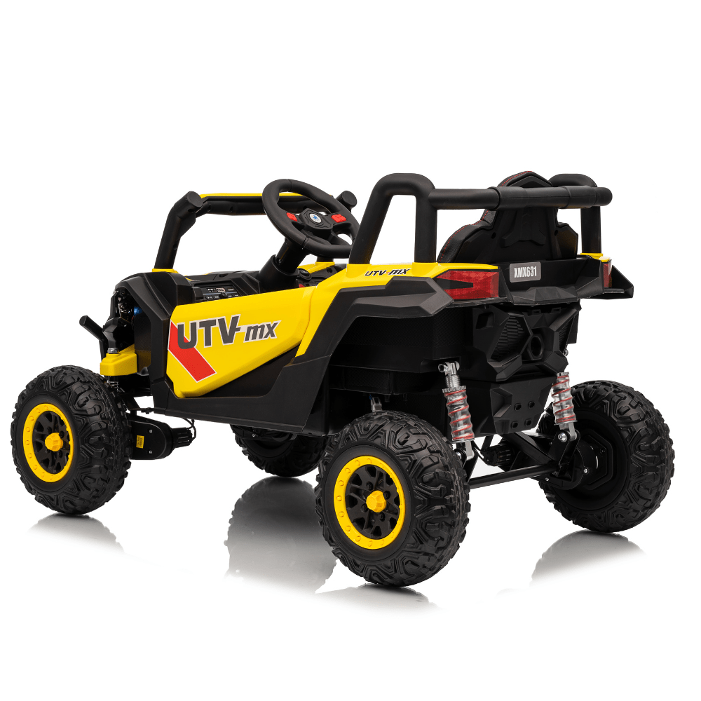 Ηλεκτροκίνητο Παιδικό Buggy Off-Road 12V – Με Τηλεχειριστήριο, Bluetooth, LED Φώτα & Ανάρτηση - ΚΙΤΡΙΝΟ - Image 3
