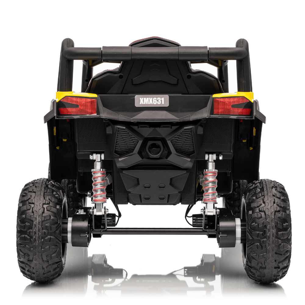 Ηλεκτροκίνητο Παιδικό Buggy Off-Road 12V – Με Τηλεχειριστήριο, Bluetooth, LED Φώτα & Ανάρτηση - ΚΙΤΡΙΝΟ - Image 5