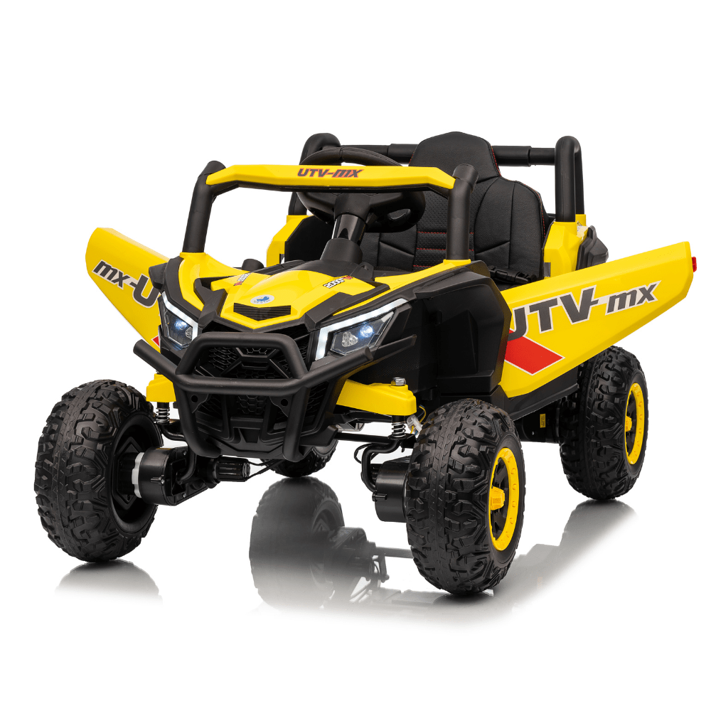 Ηλεκτροκίνητο Παιδικό Buggy Off-Road 12V – Με Τηλεχειριστήριο, Bluetooth, LED Φώτα & Ανάρτηση - ΚΙΤΡΙΝΟ - Image 6