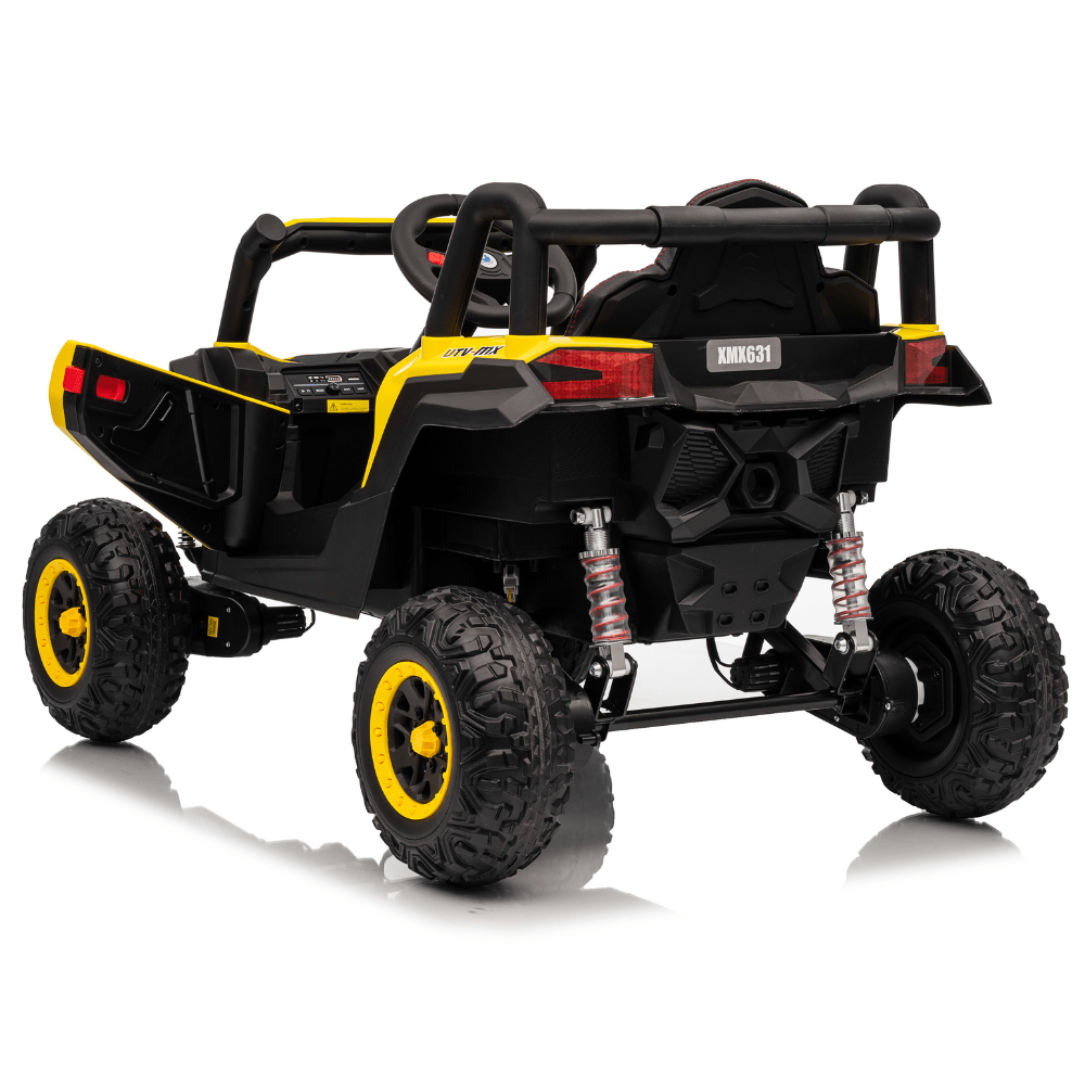 Ηλεκτροκίνητο Παιδικό Buggy Off-Road 12V – Με Τηλεχειριστήριο, Bluetooth, LED Φώτα & Ανάρτηση - ΚΙΤΡΙΝΟ - Image 7