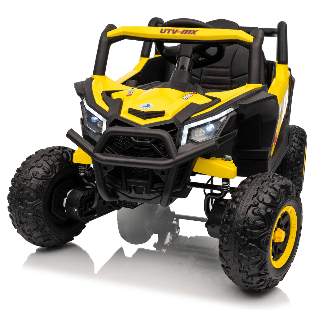 Ηλεκτροκίνητο Παιδικό Buggy Off-Road 12V – Με Τηλεχειριστήριο, Bluetooth, LED Φώτα & Ανάρτηση - ΚΙΤΡΙΝΟ - Image 8