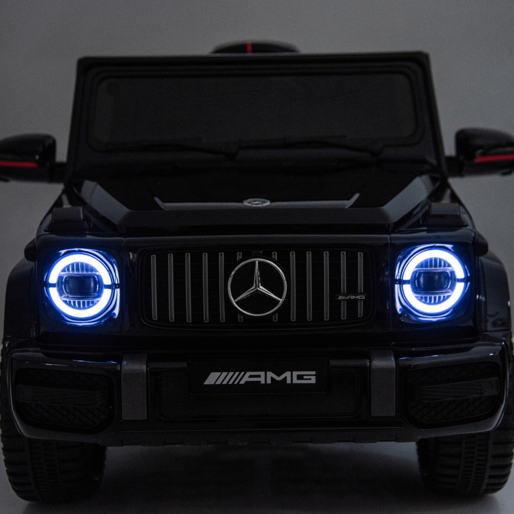 Licensed Mercedes-Benz AMG G63 Ηλεκτροκίνητο Παιδικό Αυτοκίνητο 12V – Με Τηλεχειριστήριο, Bluetooth, LED Φώτα & Ανοιγόμενες Πόρτες - ΜΑΥΡΟ - Image 10