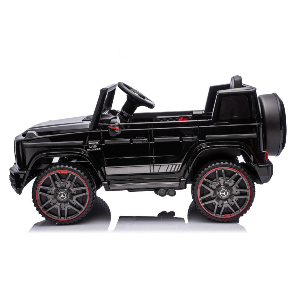 Licensed Mercedes-Benz AMG G63 Ηλεκτροκίνητο Παιδικό Αυτοκίνητο 12V – Με Τηλεχειριστήριο, Bluetooth, LED Φώτα & Ανοιγόμενες Πόρτες - ΜΑΥΡΟ - Image 4