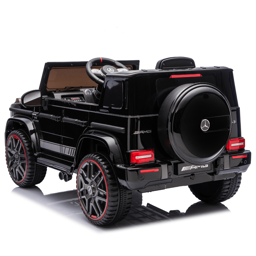 Licensed Mercedes-Benz AMG G63 Ηλεκτροκίνητο Παιδικό Αυτοκίνητο 12V – Με Τηλεχειριστήριο, Bluetooth, LED Φώτα & Ανοιγόμενες Πόρτες - ΜΑΥΡΟ - Image 5