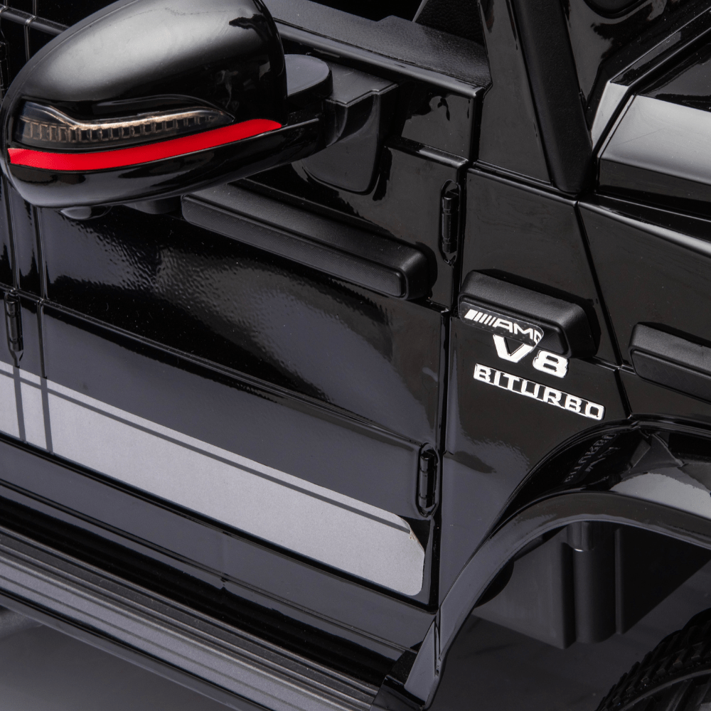 Licensed Mercedes-Benz AMG G63 Ηλεκτροκίνητο Παιδικό Αυτοκίνητο 12V – Με Τηλεχειριστήριο, Bluetooth, LED Φώτα & Ανοιγόμενες Πόρτες - ΜΑΥΡΟ - Image 7