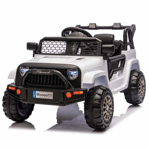 Ηλεκτρικό Παιδικό Jeep 12V ΤΥΠΟΥ Off-Road - ΛΕΥΚΟ