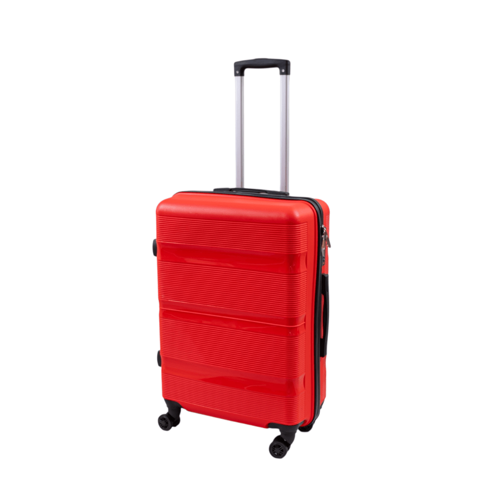 TRAVEL LINE Σετ Βαλίτσες 3 Τεμαχίων 20″-24″-28″ – Σκληρές, Ελαφριές & Ανθεκτικές - ΚΟΚΚΙΝΟ ΑΝΟΙΧΤΟ - Image 3