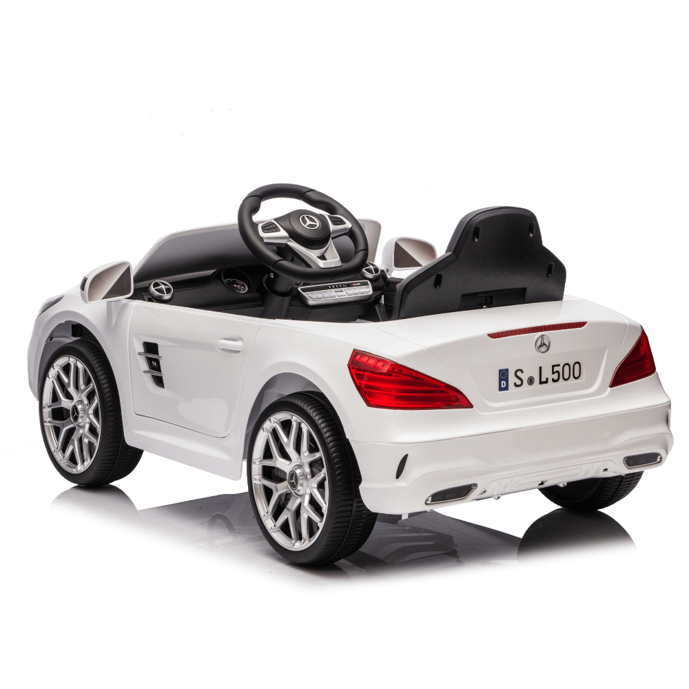 Mercedes-SL500 S506 Licensed Ηλεκτροκίνητο Παιδικό Αυτοκίνητο 6V – Με Τηλεχειριστήριο & LED Φώτα ΛΕΥΚΟ - Image 4