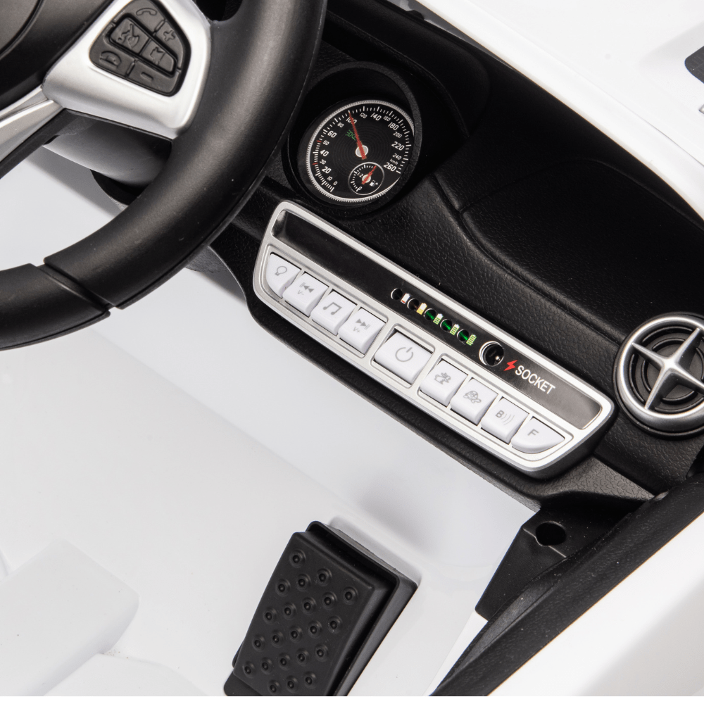 Mercedes-SL500 S506 Licensed Ηλεκτροκίνητο Παιδικό Αυτοκίνητο 6V – Με Τηλεχειριστήριο & LED Φώτα ΛΕΥΚΟ - Image 8
