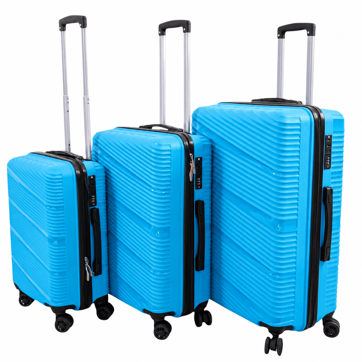 LINEA Σετ Βαλίτσες 3 Τεμαχίων 20″-24″-28″ – Σκληρές, Ελαφριές & Ανθεκτικές - ΓΑΛΑΖΙΟ
